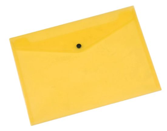 Picture of A5 BUTTON FOLDER YELLOW