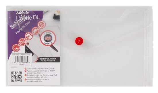 Picture of DL BUTTON FOLDER CLEAR