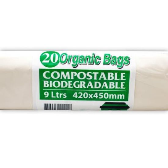 Picture of GARBAGE BAGS ORGANIC 42X45CM 9L X20