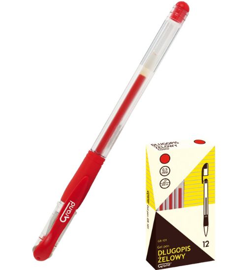 Picture of GEL PEN GR-101 RED GRAND