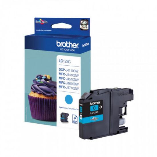 Picture of BROTHER INK CART. LC123 CYAN