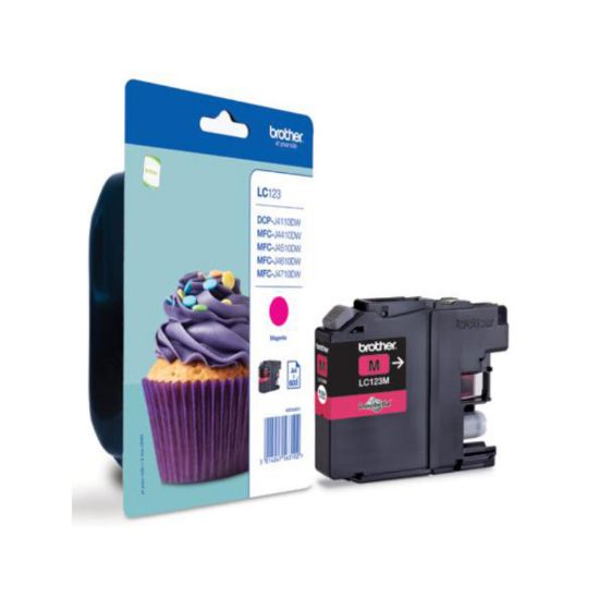 Picture of BROTHER INK CART. LC123 MAGENTA