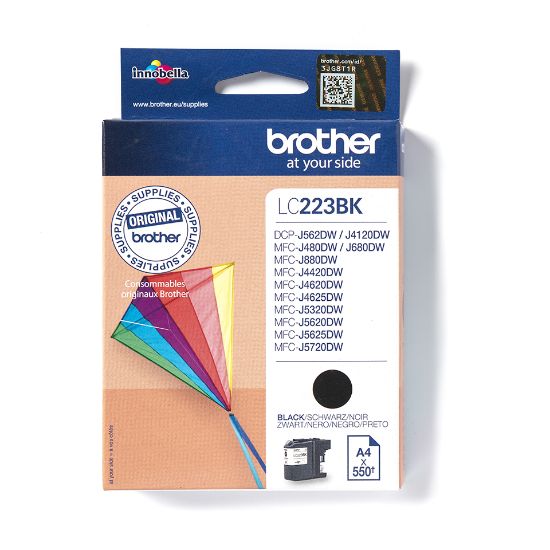 Picture of BROTHER INK CART. BLACK LC223BK