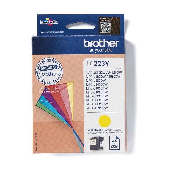 Picture of BROTHER INK CART. YELLOW LC223Y