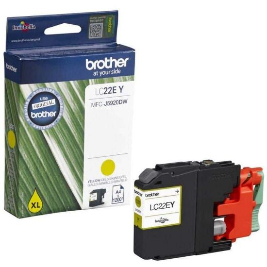 Picture of BROTHER INK CART. YELLOW LC22EY