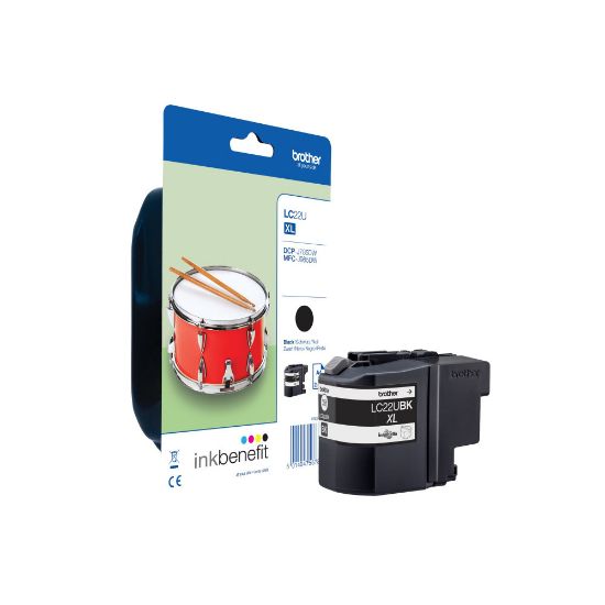 Picture of BROTHER INK CART. BLACK LC22UBK