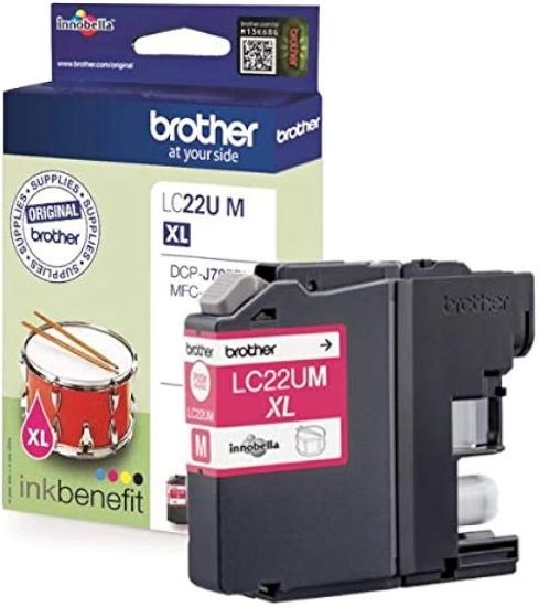 Picture of BROTHER INK CART. MAGENTA LC22UM