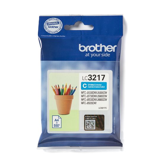 Picture of BROTHER INK CART. CYAN LC3217C