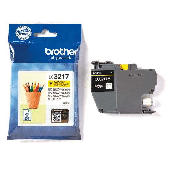 Picture of BROTHER INK CART. YELLOW LC3217Y