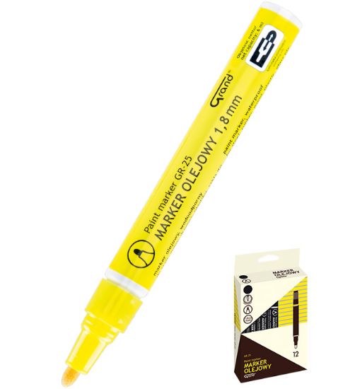 Picture of MARKER PAINT GRAND GR-25 YELLOW