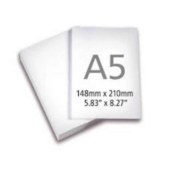 Picture of A5 PAPER 80GSM X500 SHTS