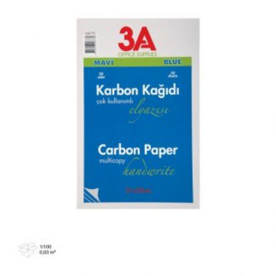 Picture of ARK A4 CARBON PAPER BLUE X50 SHTS 775