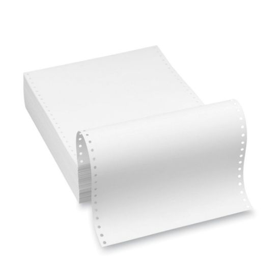 Picture of COMPUTER PAPER CONTINUOUS A4 WHITE 1PLY