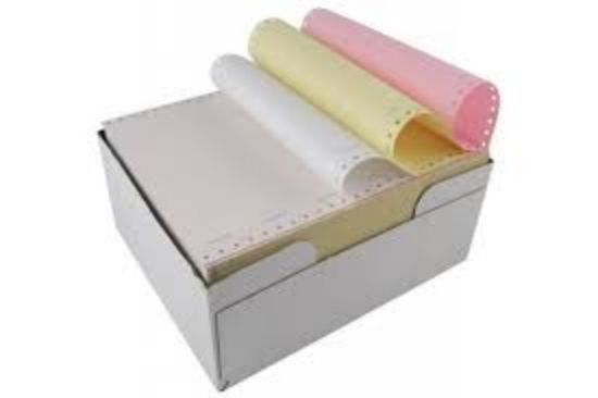Picture of COMPUTER PAPER CONTINUOUS A4 W/Y/P 3PLY