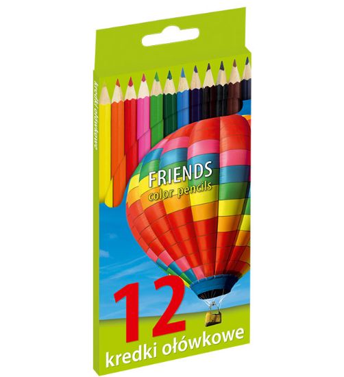 Picture of PENCIL COLOURS FRIENDS X12 COL