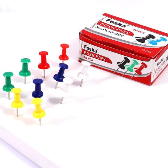 Picture of THUMB TACKS COLOUR CORK BOARD X50