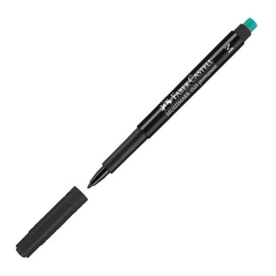 Picture of FABER CASTEL PERM MARKER BLACK MED 1525