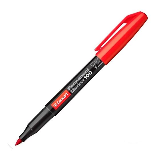 Picture of LINEPLUS PERM MARKER MEDIUM 1MM RED