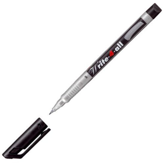 Picture of STABILO PERM MARKER SUPERFINE 166 BLACK