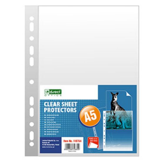 Picture of A5 PUNCHED POCKETS X100