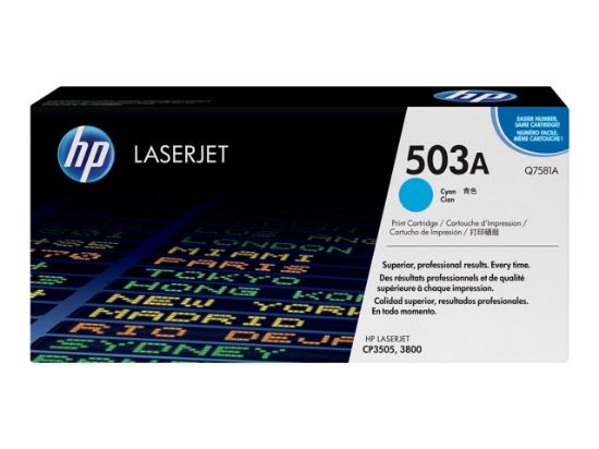Picture of HP N.503A TONER CYAN Q7581A