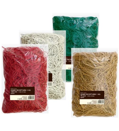 Picture of RUBBER BANDS THIN 100MM 1KG EN100/GRAND