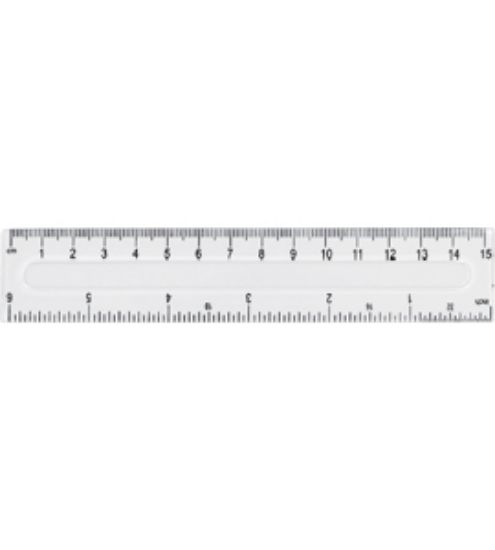 Picture of RULER PLASTIC 15CM