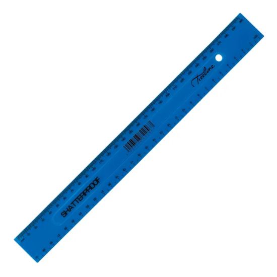 Picture of RULER SHATTERPROOF 30CM COLOURED