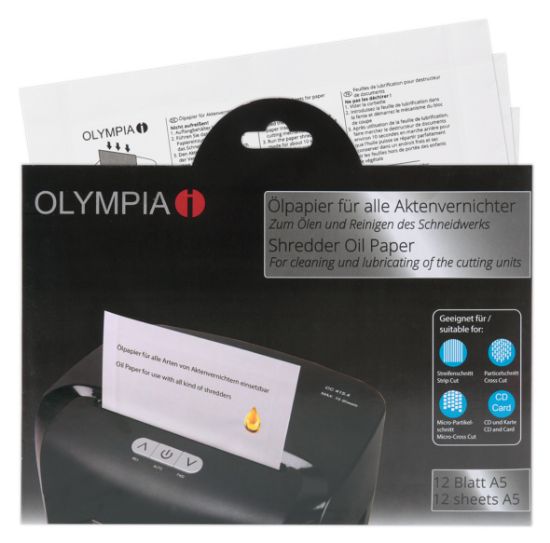 Picture of SHREDDER OIL SHEETS OLYMPIA X12