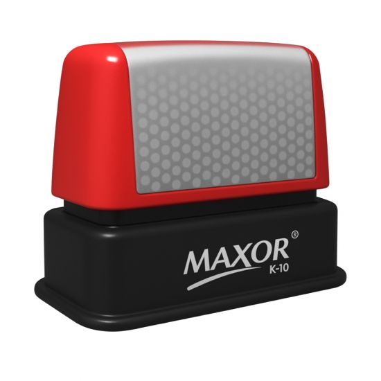 Picture of STAMP K10 13X33MM RED