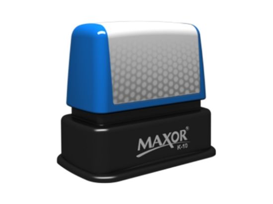 Picture of STAMP K76 43MM ROUND BLUE