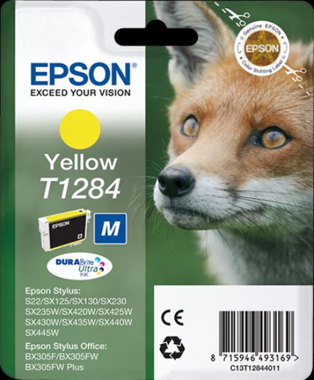 Picture of EPSON CART. T1284 YELLOW
