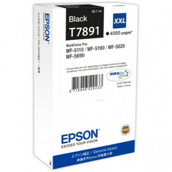 Picture of EPSON CART. T7891XXL BLACK