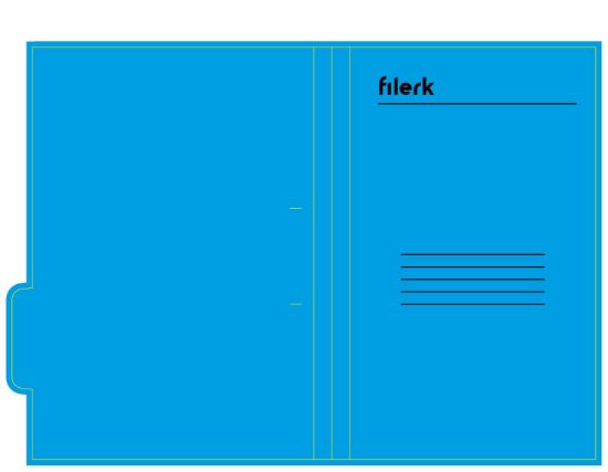 Picture of FS TAB FILES BLUE X1 FILERK