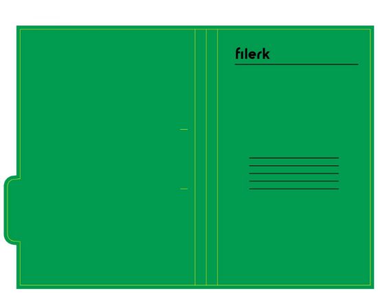 Picture of FS TAB FILE GREEN X1 FILERK