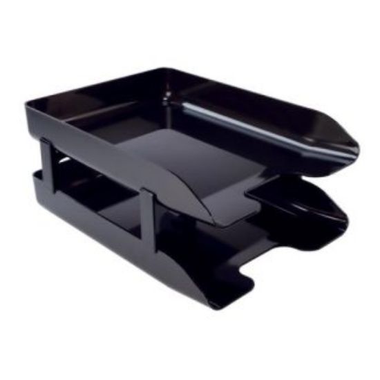 Picture of DESK TRAYS EXECUTIVE X2 BLACK 2092