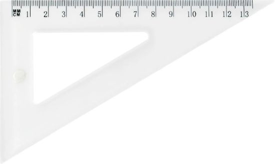 Picture of SET SQAURE TRIANGLE GR-853T 60/135MM