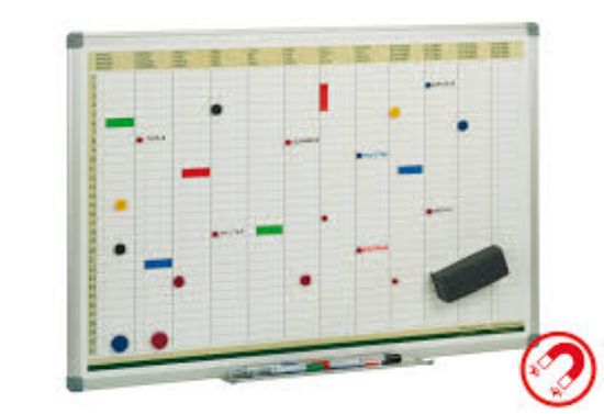 Picture of MAGNETIC WHITEBOARD YEAR PLANNER 60X90CM