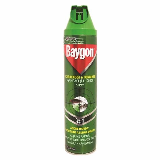 Picture of BAYGON COCKROACH/ANTS SPRAY 400ML GREEN