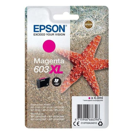Picture of EPSON CART. 603XL MAGENTA