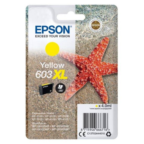Picture of EPSON CART. 603XL YELLOW