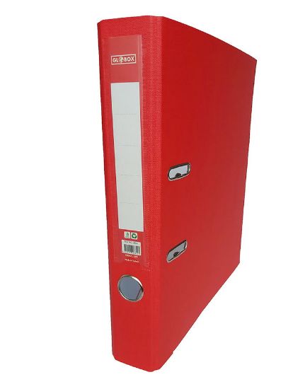 Picture of A4 RED LEVER ARCH FILE 2'' GLOBOX