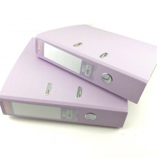 Picture of A4 LILAC LEVER ARCH FILE 3'' GLOBOX