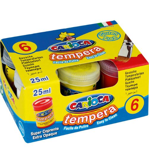 Picture of PAINT 35G SET 6PCS CARIOCA