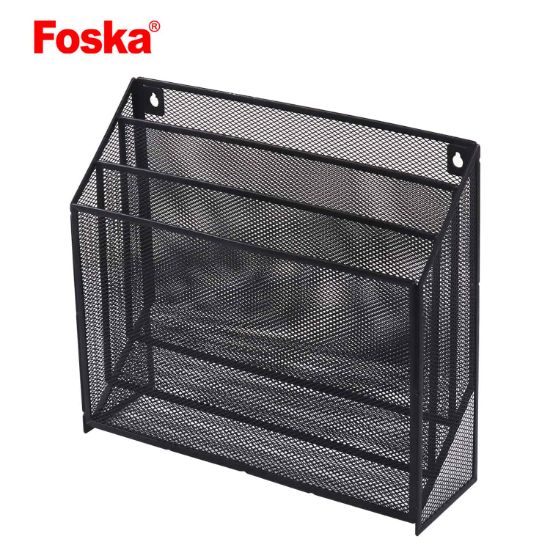 Picture of WIRE MAGAZINE RACKS 3 TIER BLACK