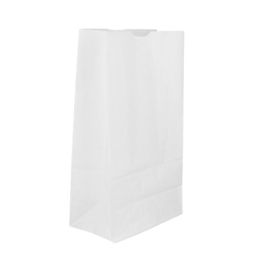 Picture of PAPER BAGS WHITE 21X26CM X500 W1111