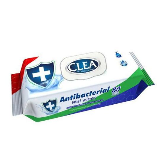 Picture of WET WIPES ANTIBACTERIAL X80