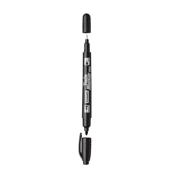 Picture of LUXOR PERMANENT TWIN MARKER 150 BLACK