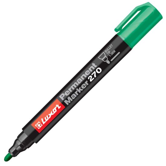 Picture of LUXOR PERMANENT MARKER 270 BULLET GREEN