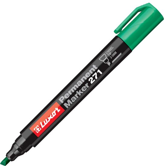 Picture of LUXOR PERMANENT MARKER 271 CHISEL GREEN